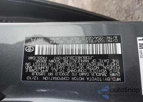 2011 Toyota Corolla Le from USA, damaged, VIN JTDBU4EE2BJ091097